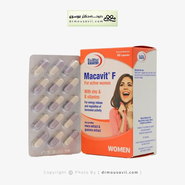 کپسول ماکاویت اف یوروویتال 60 عددی