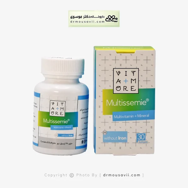 سافت ژل مولتی سمی ویتامور فاقد آهن 30 عددی