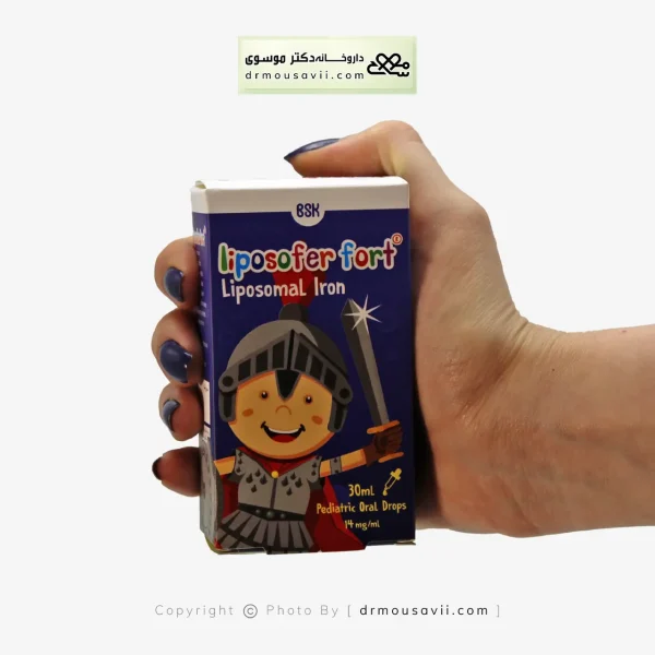 قطره خوراکی لیپوزوفر فورت با طعم تافی 30 میلی لیتر