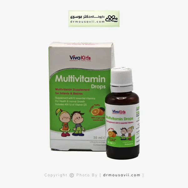 قطره ویواکیدز مولتی ویتامین مخصوص کودکان 30 میلی لیتر