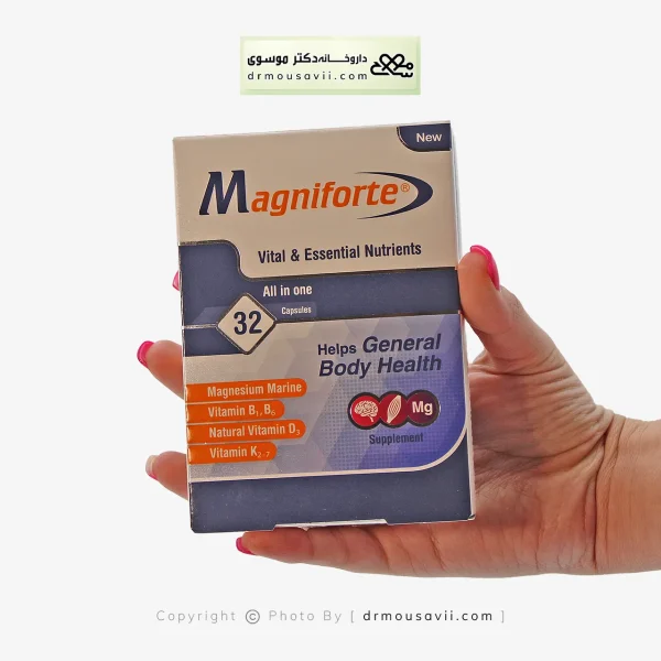 کپسول مگنیفورت هولیستیکا آرین سلامت سینا 32 عددی