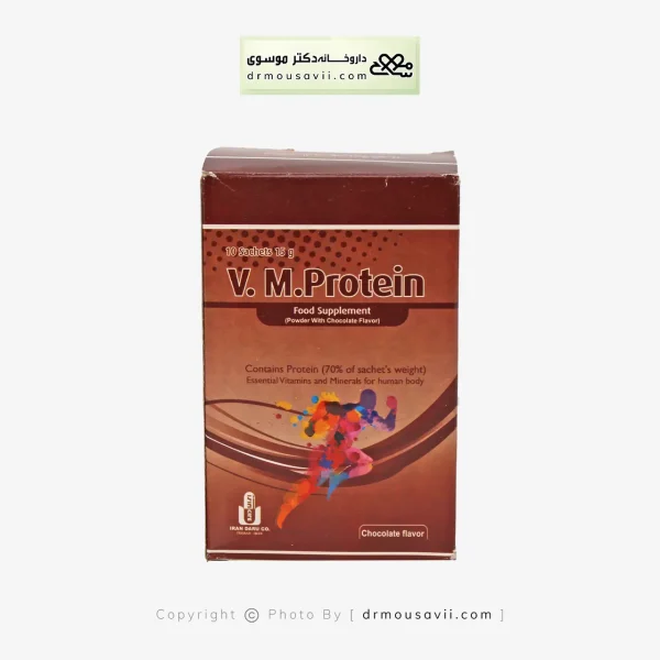 ساشه وی ام پروتئین ایران دارو 10 عددی