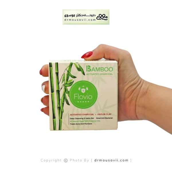 صابون ذغال فعال بامبو فلوویو 110 گرم