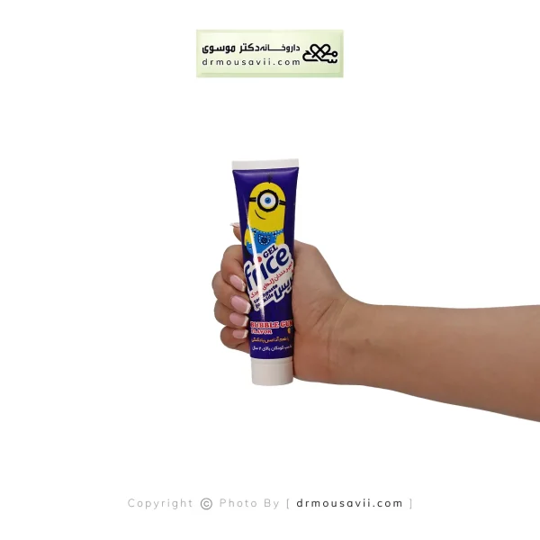 خمیر دندان ژله ای کودک با طعم آدامس بادکنکی فریس 70 گرم