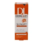 کرم ضد آفتاب بی رنگ فاقد چربی +SPF50 درمالیفت