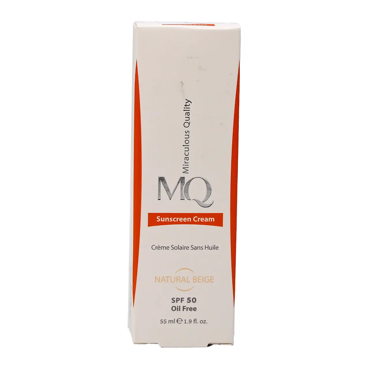 کرم ضد آفتاب فاقد چربی SPF50 ام کیو(بژ طبیعی) کرم ضد آفتاب فاقد چربی SPF50 ام کیو(بژ طبیعی)