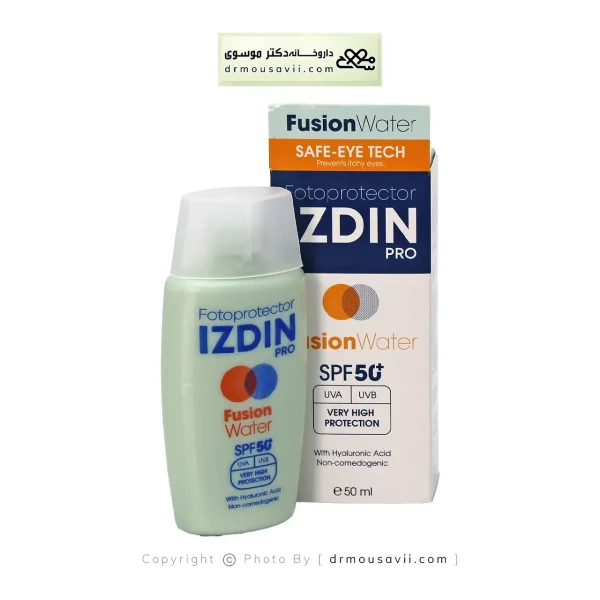 کرم ضد آفتاب فیوژن واتر SPF50 ایزدین پرو
