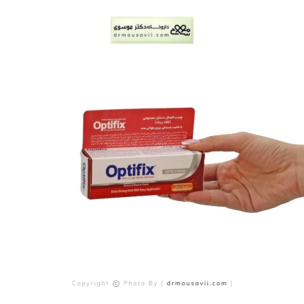 کرم چسب اتصال دندان مصنوعی اپتی فیکس 60 گرم