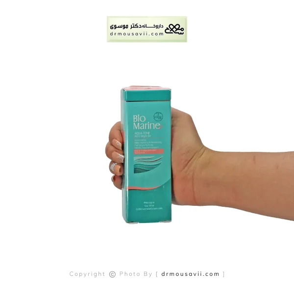 ژل ضدجوش بایومارین مدل آکوا تون حاوی عصاره جلبک دریایی 30 میلی لیتر