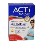 قرص مولتی ویتامین و امگا 3 اکتی ناتال پلاس 60 عددی