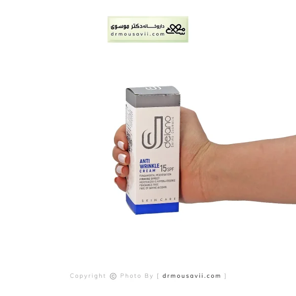 کرم ضد چروک قوی SPF15 دلانو