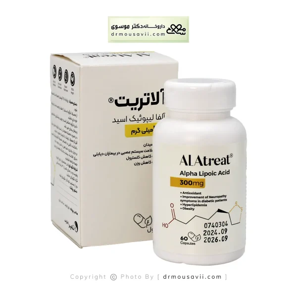 کپسول آلاتریت آلفالیپوئیک اسید 60 عددی
