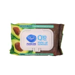 دستمال مرطوب پاک کننده آرایش دافی مدل Q10 طرح میوه آووکادو