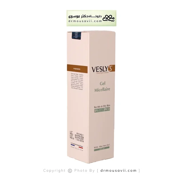 ژل میسلار پاک کننده صورت حاوی آلوئه ورا وسلیز 200 میلی لیتر