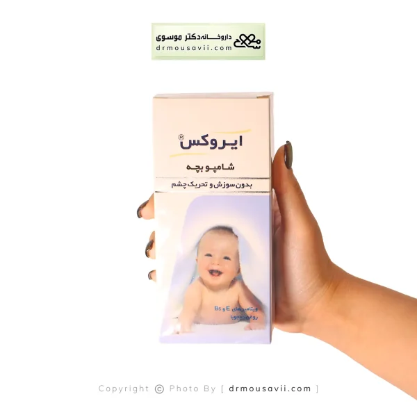 شامپو بچه ایروکس بدون سوزش و تحریک چشم 200 گرم