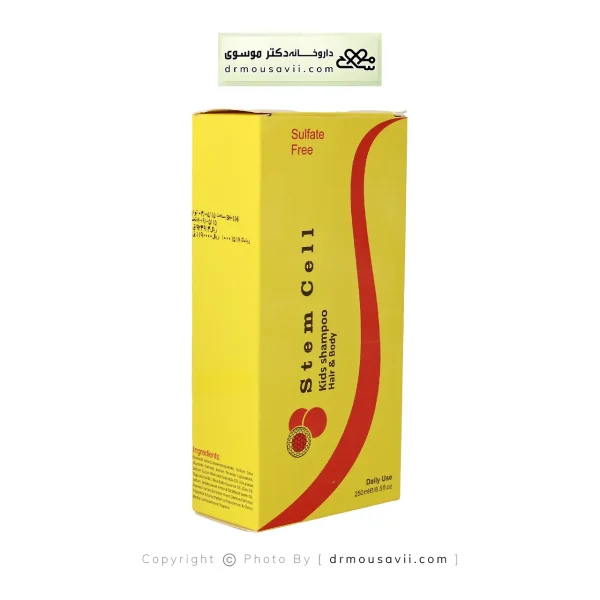 شامپو سر و بدن کودک و نوزاد استم سل