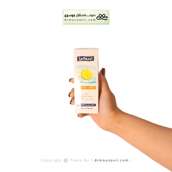 ضد آفتاب کودک ایروکس با SPF40