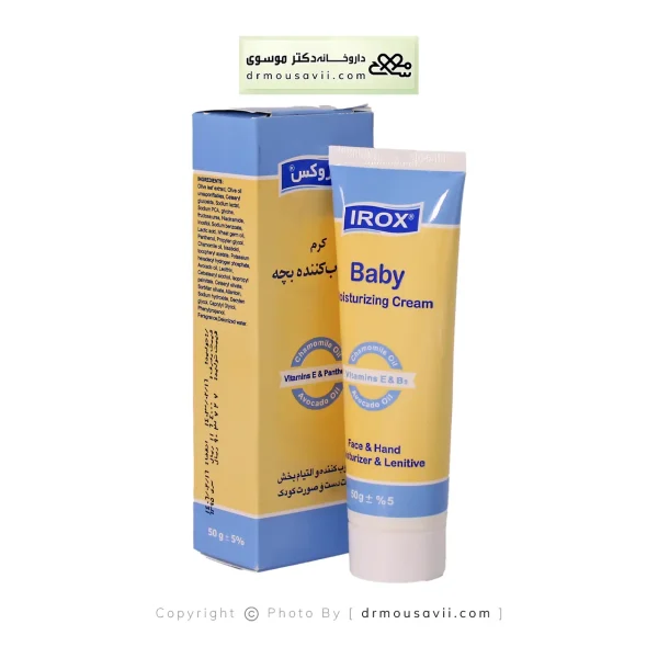 کرم مرطوب کننده بچه ایروکس 50 گرم