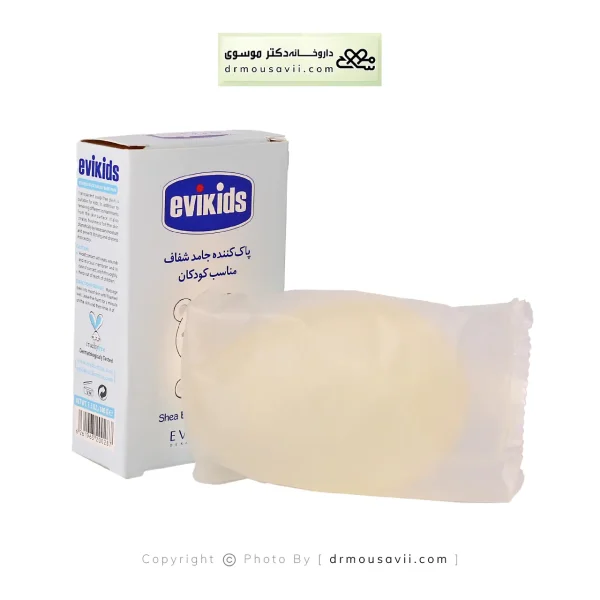 پن شفاف غیر صابونی کودک اویدرم اویکیدز 100 گرم