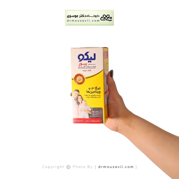 شربت امگا 3 بدون جیوه لیکو پیور ابیان فارمد