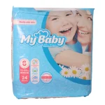 پوشک بچه مای بیبی سایز 6 (15 تا 25 کیلو گرم) 24 عددی