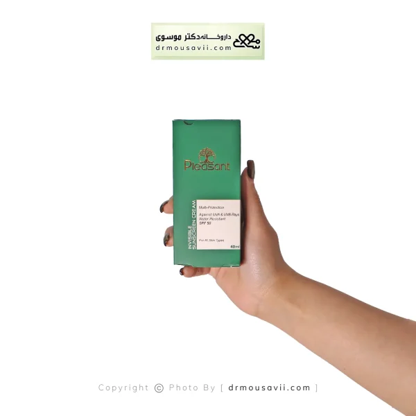 کرم ضد آفتاب SPF50 بی رنگ پلزنت 40 میلی لیتر