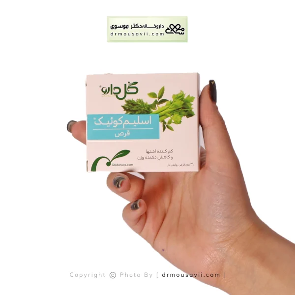 قرص اسلیم کوئیک گل دارو 30 عددی