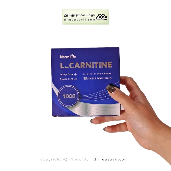 ویال خوراکی ال کارنیتین 1000 میلی گرم نورم لایف 10 عددی