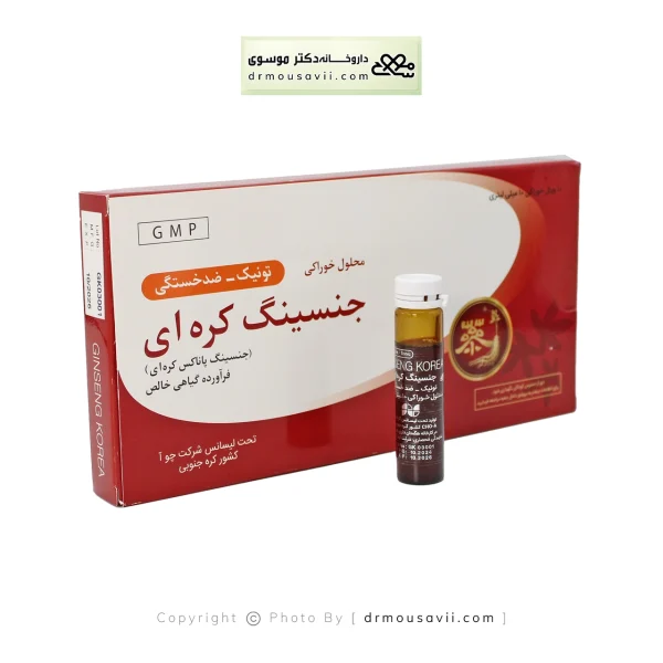 محلول خوراکی جینسینگ کره‌ای چوآ