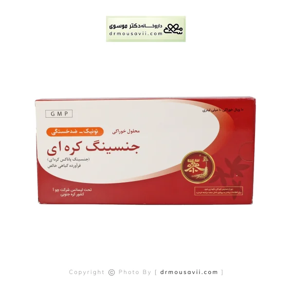 محلول خوراکی جینسینگ کره‌ای چوآ