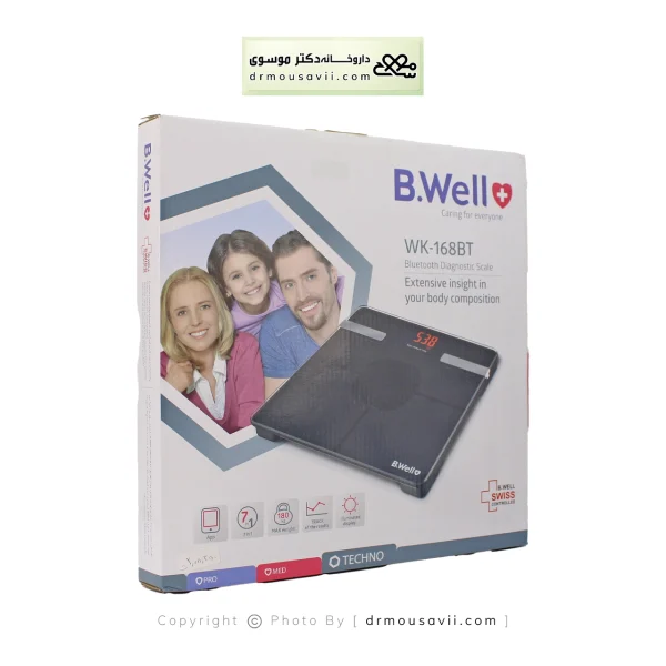 ترازو دیجیتال هوشمند بی‌ول مدل WK-168BT